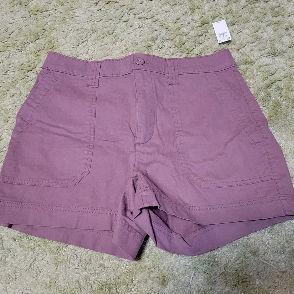 Old Navy High Waist Utility Shorts in Mauve